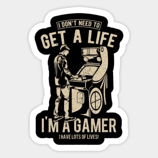 Gamer Life Sticker